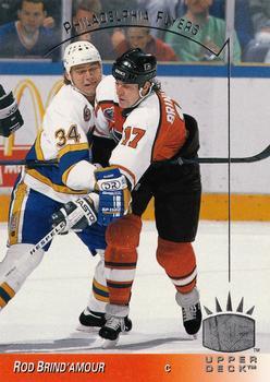 #114 Rod Brind'Amour - Philadelphia Flyers - 1993-94 Upper Deck - SP Hockey