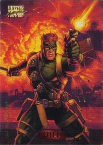 #114 Solo - 1994 Fleer Marvel Masterpieces Hildebrandt Brothers