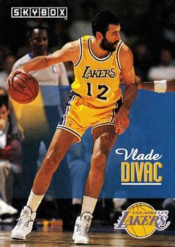 #114 Vlade Divac - Los Angeles Lakers - 1992-93 SkyBox Basketball
