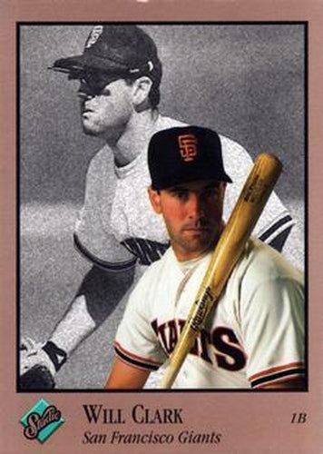 #114 Will Clark - San Francisco Giants - 1992 Studio Baseball