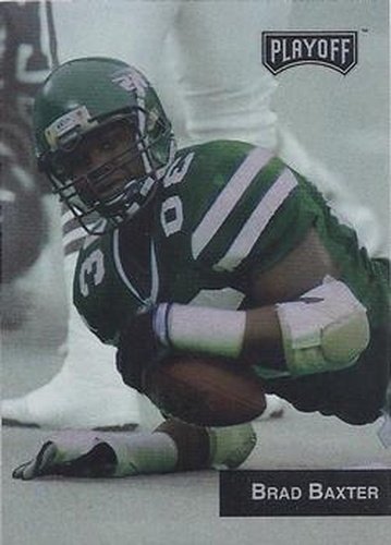 #114 Brad Baxter - New York Jets - 1993 Playoff Football