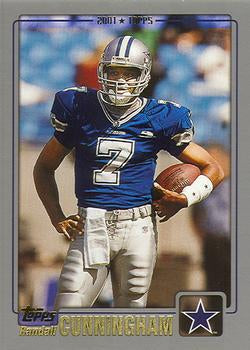 #114 Randall Cunningham - Dallas Cowboys - 2001 Topps Football