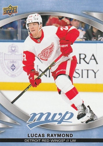 #114 Lucas Raymond - Detroit Red Wings - 2023-24 Upper Deck MVP - Ice Battles Hockey