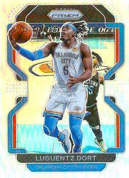 #114 Luguentz Dort - Oklahoma City Thunder - 2021-22 Panini Prizm - Silver Basketball