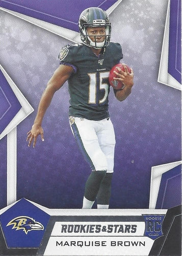 #114 Marquise Brown - Baltimore Ravens - 2019 Panini Rookies & Stars Football