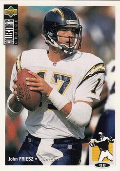 #114 John Friesz - San Diego Chargers - 1994 Collector's Choice Football