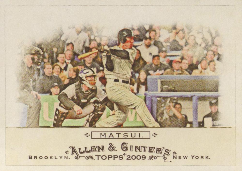 #114 Hideki Matsui - New York Yankees - 2009 Topps Allen & Ginter Baseball