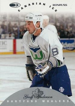 #114 Geoff Sanderson - Hartford Whalers - 1996-97 Donruss Canadian Ice Hockey