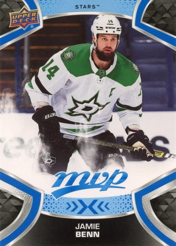 #114 Jamie Benn - Dallas Stars - 2021-22 Upper Deck MVP - Blue Hockey