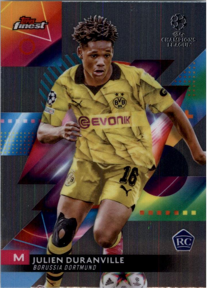 #114 Julien Duranville - Borussia Dortmund - 2023-24 Finest UEFA Club Competitions Soccer