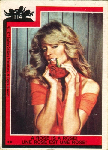 #114 A Rose Is A Rose - 1977 O-Pee-Chee Charlie's Angels
