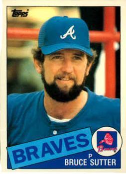 #115T Bruce Sutter - Atlanta Braves - 1985 Topps Traded Baseball