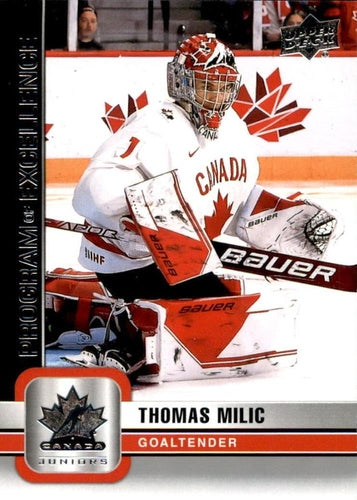 #115 Thomas Milic - Canada - 2023 Upper Deck Team Canada Juniors Hockey