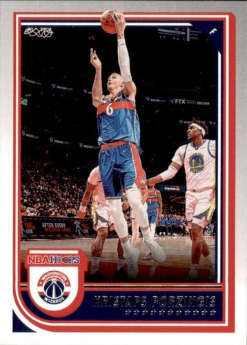 #115 Kristaps Porzingis - Washington Wizards - 2022-23 Hoops Basketball