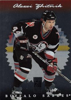 #115 Alexei Zhitnik - Buffalo Sabres - 1996-97 Donruss Elite Hockey