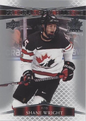 #115 Shane Wright - Canada - 2022-23 Upper Deck Team Canada Juniors Hockey