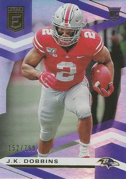#115 J.K. Dobbins - Baltimore Ravens - 2020 Donruss Elite Football