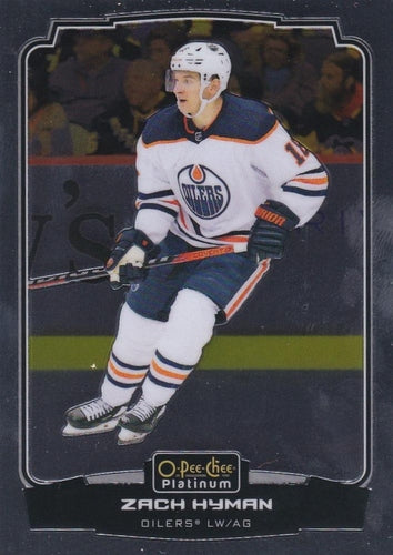 #115 Zach Hyman - Edmonton Oilers - 2022-23 O-Pee-Chee Platinum Hockey