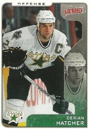 #115 Derian Hatcher - Dallas Stars - 2001-02 Upper Deck Victory Hockey