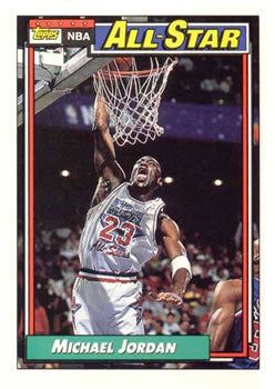 #115 Michael Jordan - Chicago Bulls - 1992-93 Topps Basketball
