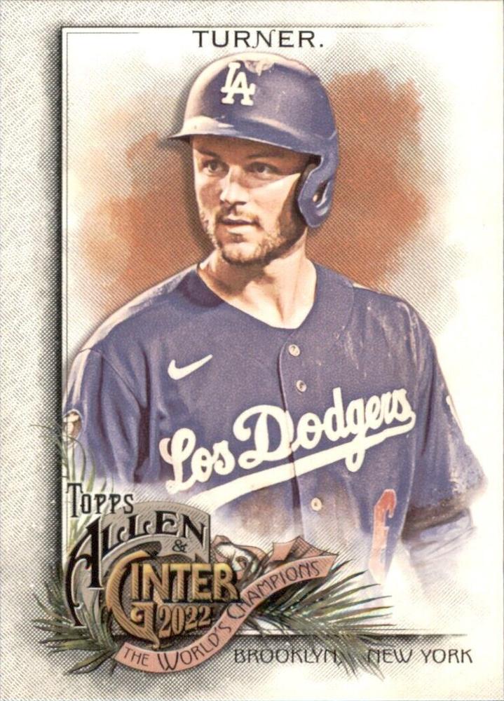 #115 Trea Turner - Los Angeles Dodgers - 2022 Topps Allen & Ginter Baseball