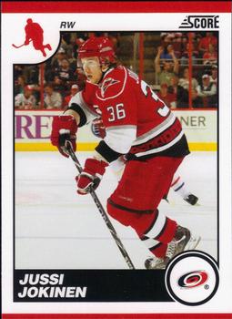 #115 Jussi Jokinen - Carolina Hurricanes - 2010-11 Score Hockey
