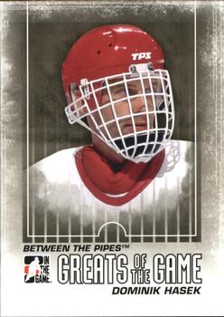 #115 Dominik Hasek - Detroit Red Wings - 2009-10 In The Game Between The Pipes Hockey