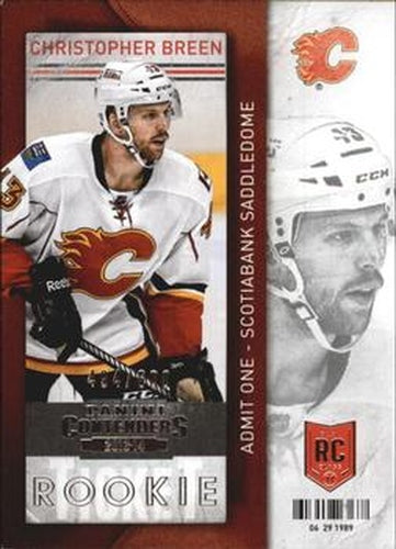 #115 Christopher Breen - Calgary Flames - 2013-14 Panini Contenders Hockey