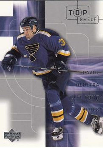 #115 Pavol Demitra - St. Louis Blues - 2001-02 Upper Deck Top Shelf Hockey