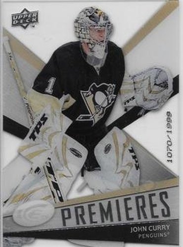 #115 John Curry - Pittsburgh Penguins - 2008-09 Upper Deck Ice Hockey