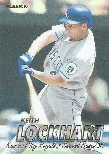 #115 Keith Lockhart - Kansas City Royals - 1997 Fleer Baseball