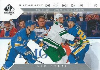 #115 Eric Staal - Minnesota Wild - 2018-19 SP Authentic Hockey