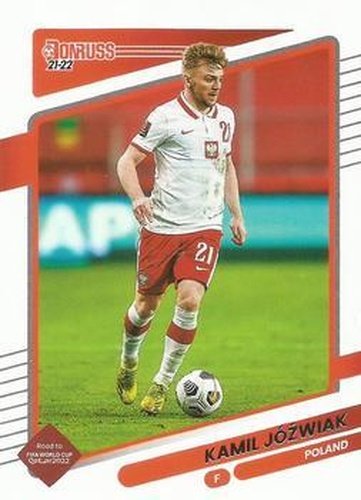 #115 Kamil Jozwiak - Poland - 2021-22 Donruss Road to FIFA World Cup Qatar 2022 Soccer