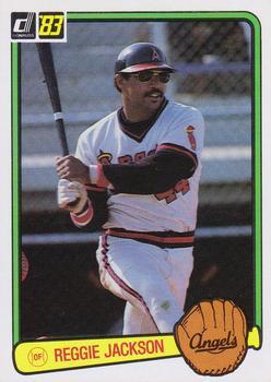 #115 Reggie Jackson - California Angels - 1983 Donruss Baseball