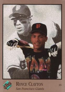 #115 Royce Clayton - San Francisco Giants - 1992 Studio Baseball