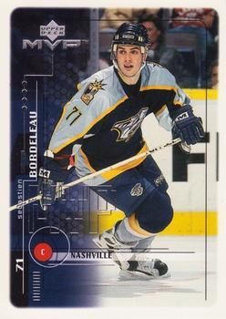 #115 Sebastien Bordeleau - Nashville Predators - 1998-99 Upper Deck MVP Hockey