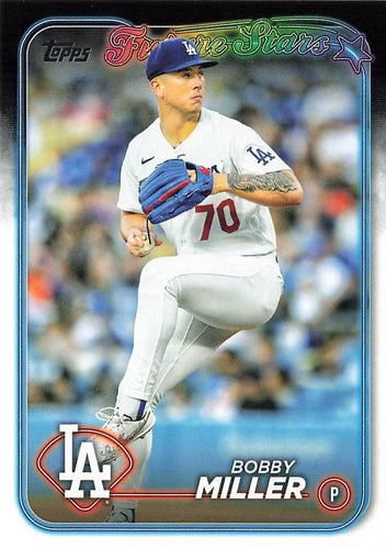 #115 Bobby Miller - Los Angeles Dodgers - 2024 Topps Baseball