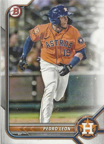 #BP-115 Pedro Leon - Houston Astros - 2022 Bowman - Prospects Baseball
