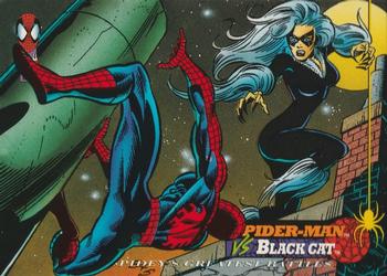 #115 Spider-Man vs. Black Cat - 1994 Fleer The Amazing Spider-Man