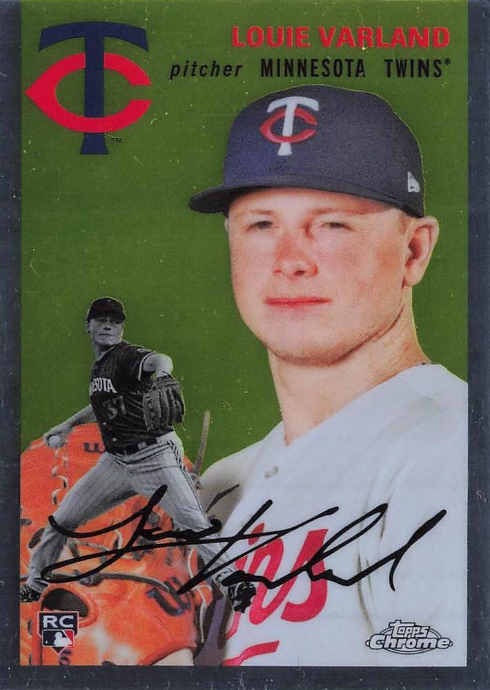 #115 Louie Varland - Minnesota Twins - 2023 Topps Chrome Platinum Anniversary Baseball