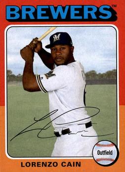 #115 Lorenzo Cain - Milwaukee Brewers - 2019 Topps Archives Baseball