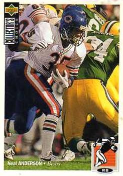 #115 Neal Anderson - Chicago Bears - 1994 Collector's Choice Football