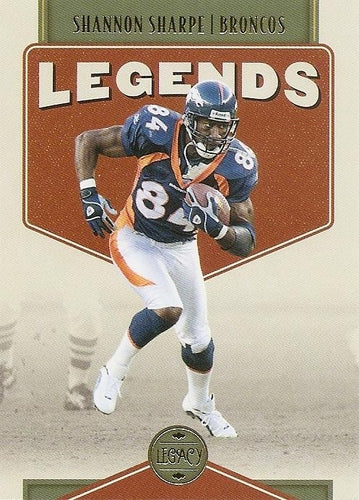 #115 Shannon Sharpe - Denver Broncos - 2022 Panini Legacy Football