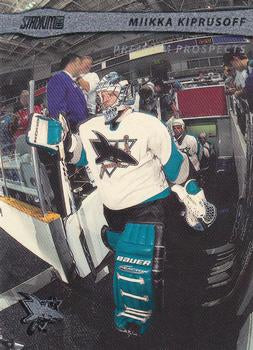 #115 Miikka Kiprusoff - San Jose Sharks - 2001-02 Stadium Club Hockey