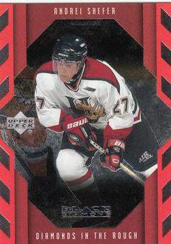 #115 Andrei Shefer - Halifax Mooseheads - 1999-00 Upper Deck Black Diamond Hockey
