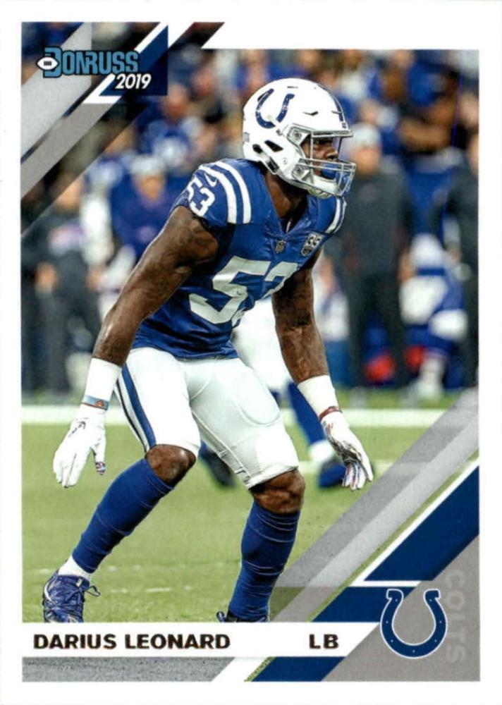 #115 Darius Leonard - Indianapolis Colts - 2019 Donruss Football