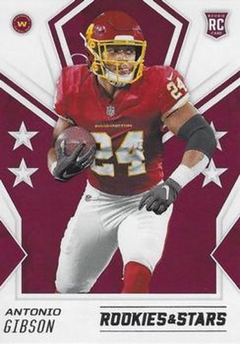 #115 Antonio Gibson - Washington Football Team - 2020 Panini Rookies & Stars Football