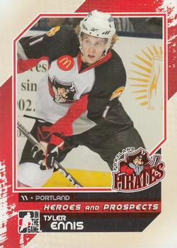#115 Tyler Ennis - Portland Pirates - 2010-11 In The Game Heroes and Prospects Hockey