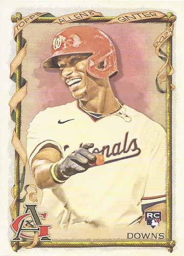 #115 Jeter Downs - Washington Nationals - 2023 Topps Allen & Ginter Baseball
