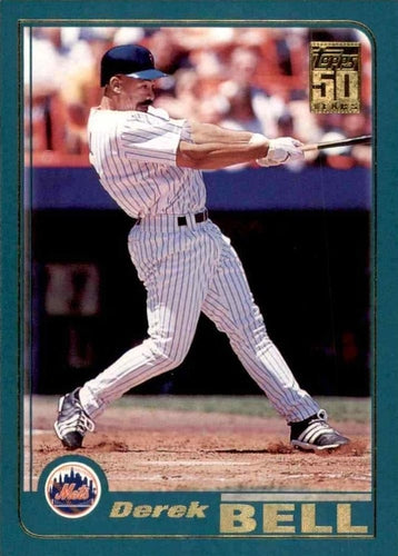 #115 Derek Bell - New York Mets - 2001 Topps Baseball